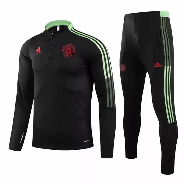 Tuta Calcio Manchester United 21/22 Nero Rosso Verde